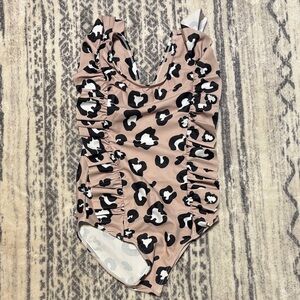 Source Unknown Kids Swim One Piece - Leopard Print